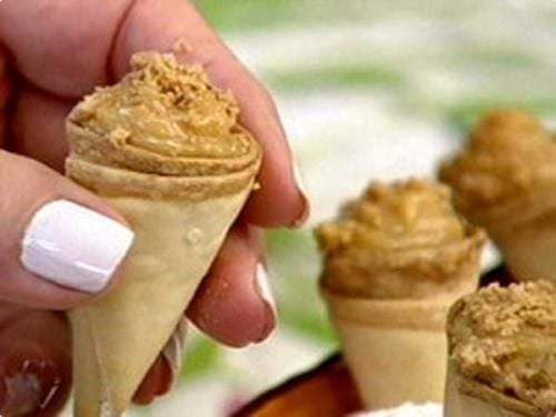 Receita Cone de Doce de Leite