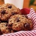 Receita Cookies de Aveia com Gotas de Chocolate