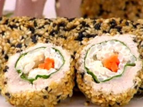 Receita Sushi de Frango à Moda Brasileira