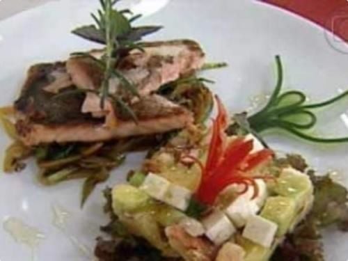 Receita Kanoa de Salmon