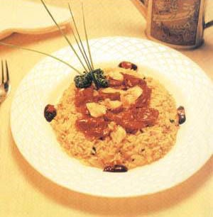 Receita Arroz de Bacalhau ao Arlecchino