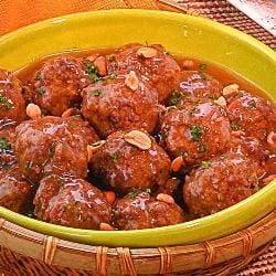 Receita Bolinhos de Carne com Amendoim