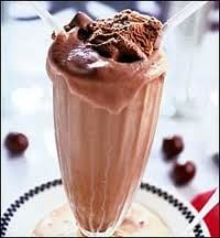 Receita Milk Shake de Chocolate