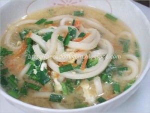 Receita Missô Shiru com Udon