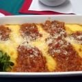 Receita Polenta Cremosa de Carne Moída