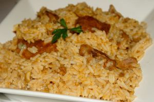 Receita Arroz com Cordeiro