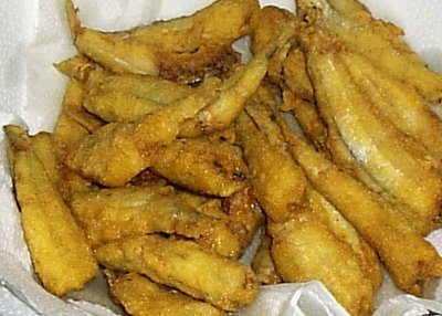 Receita Lambari e Manjubinha Fritos