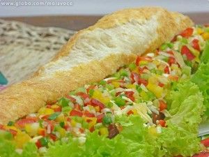 Receita Baguete de Polvilho