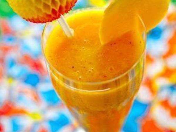 Receita Smoothie Cítrico com Fibra de Maracujá