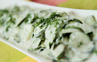 Receita Salada de Pepino com Maionese