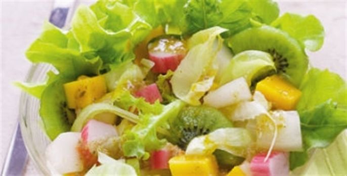 Receita Salada Tropical com Frutas