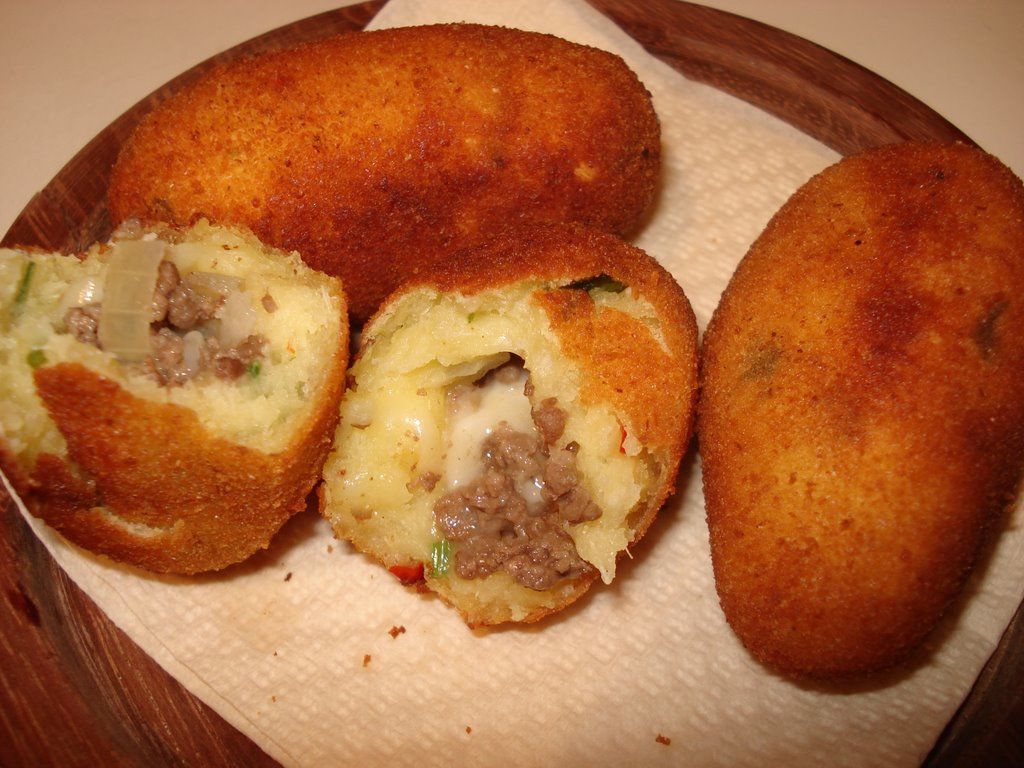 Receita Bolinho Salgado de Macaxeira