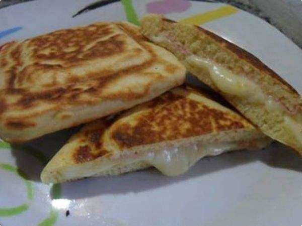 Receita Crepe Suiço de Sanduicheira