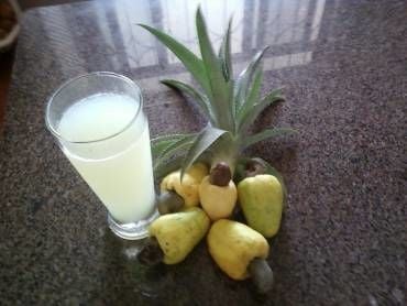 Receita Abacaju (suco de Abacaxi e Caju)