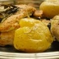 Receita Salmão com Batatas ao Murro