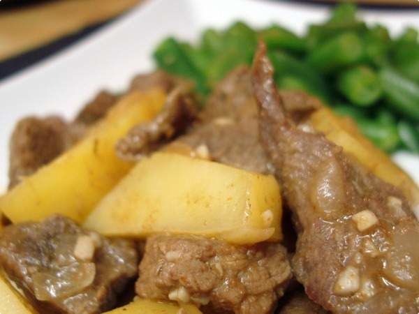 Receita Carne com Batatas