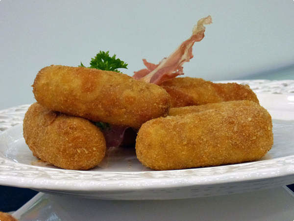 Receita Croquete de Parma com Gruyere