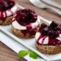 Receita Canapé de Cheesecake Wickbold