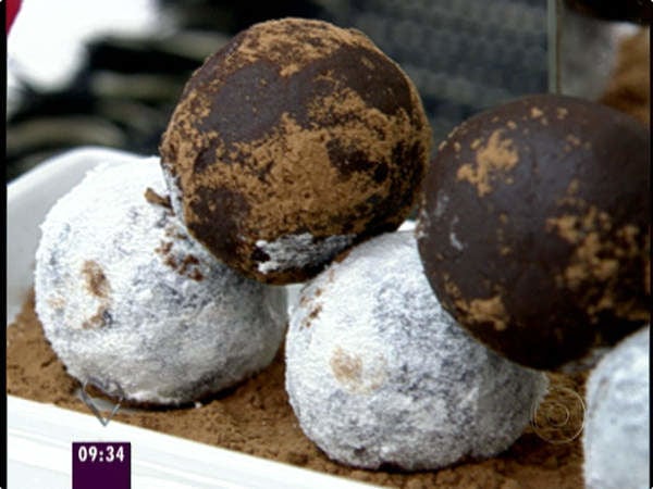 Receita Bolinhas de Chocolate com Café