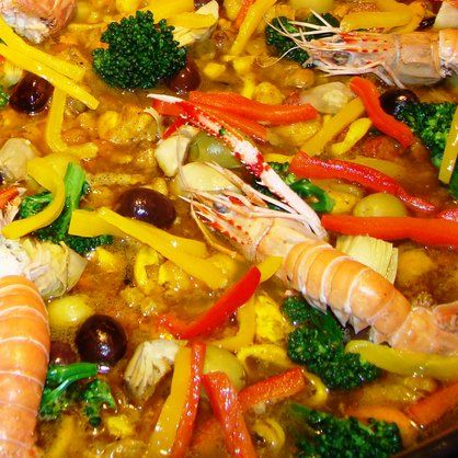 Receita Paella Valenciana