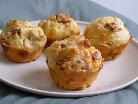 Receita Muffins de Bacon