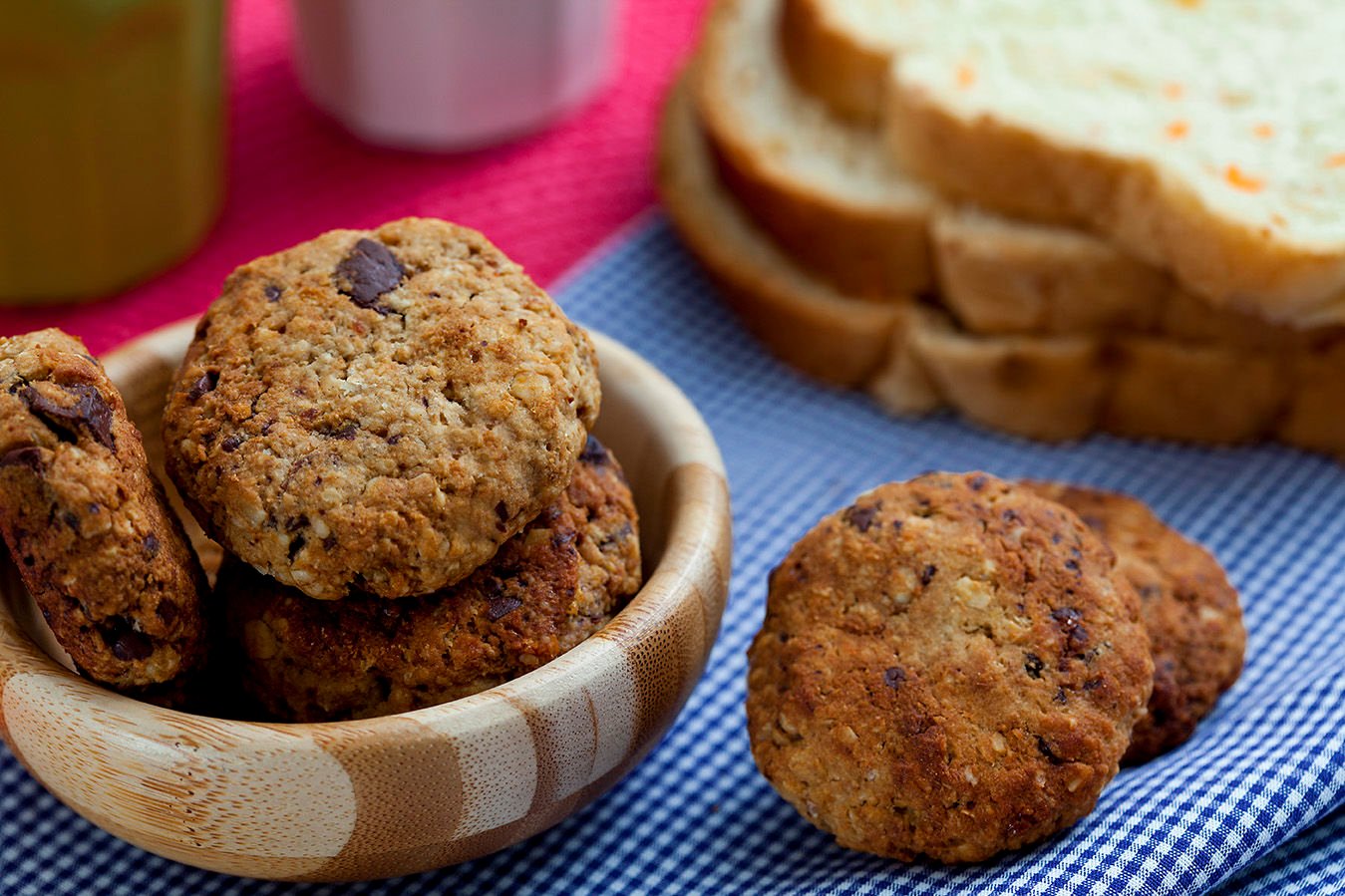 Receita Cookies de Pão Integral Wickbold