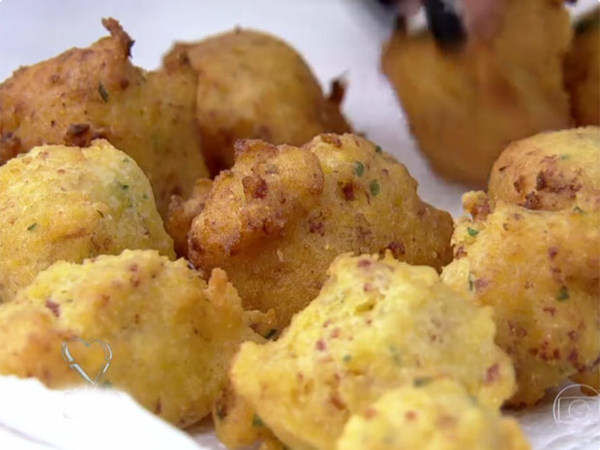 Receita Bolinho de Chuva Salgado