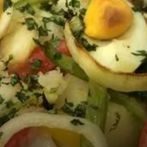 Receita Salada de Bacalhau do Luís Miranda