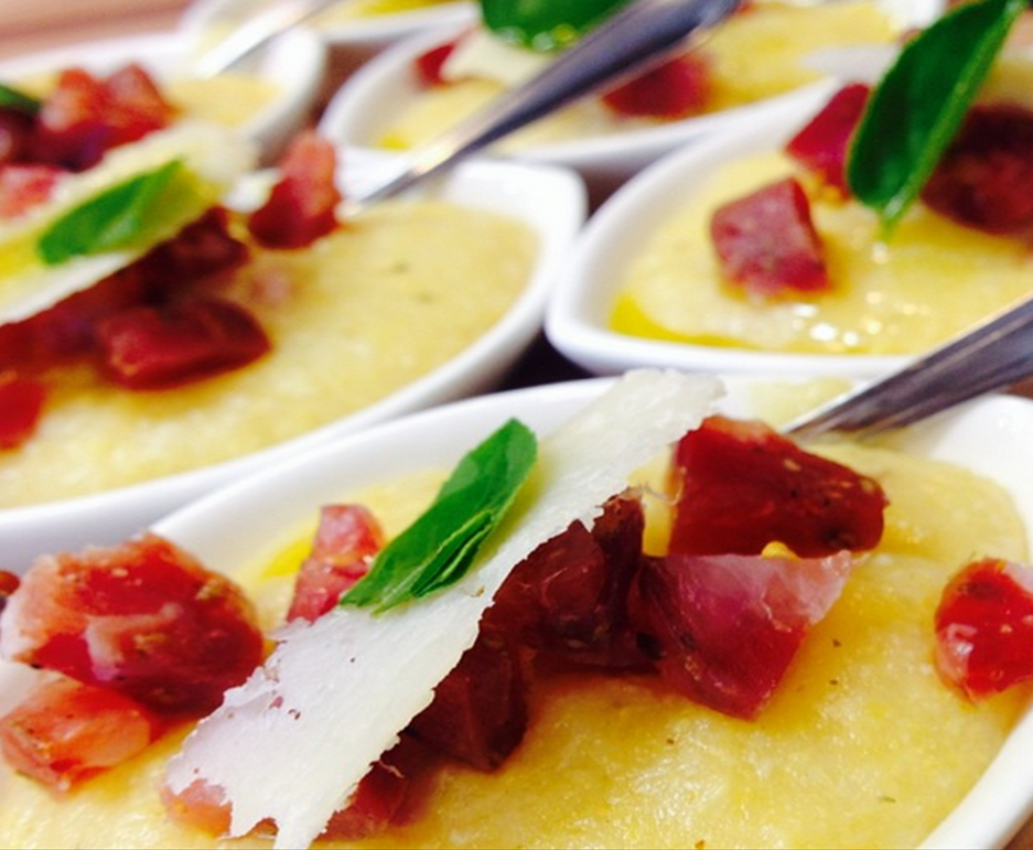 Receita Polenta Mole com Grana Padano e Linguiça Curada