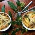 Receita Penne Gratinado com Creme de Abóbora e Espinafre