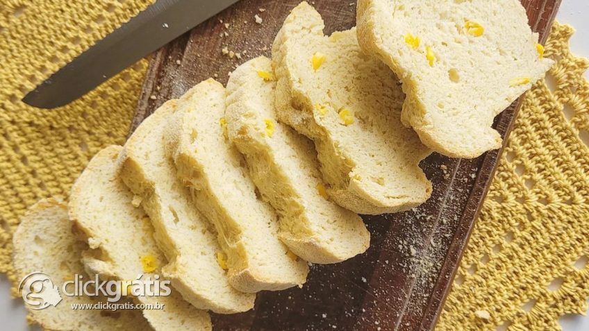 Receita Pão de Milho de Liquidificador