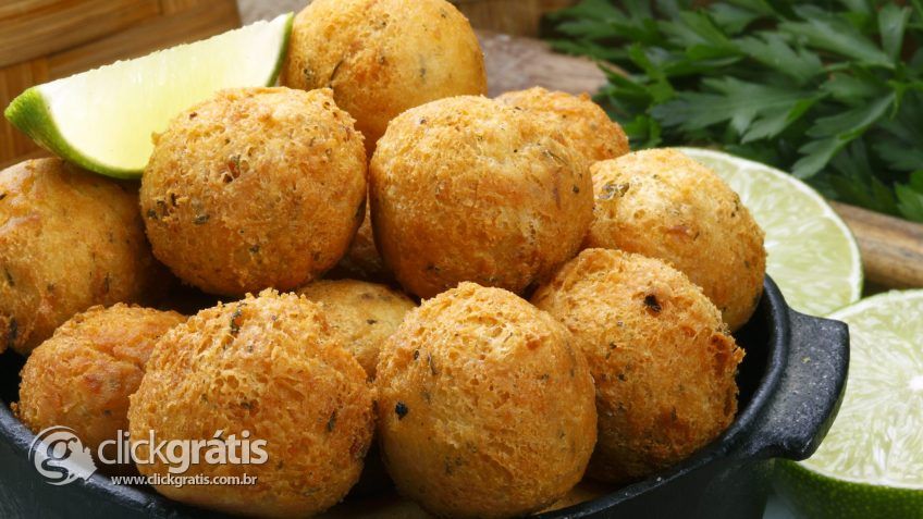 Receita Bolinho de Batata com Calabresa