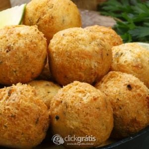 Receita Bolinho de Batata com Calabresa