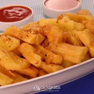 Receita Macaxeira Frita na Airfryer