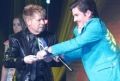 O cantor Roberto Leal se reúne com Beto e Tomaz Ferraz - Foto: Divulgação SBT