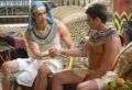 Moisés e Ramsés riem da possibilidade de se casarem no mesmo dia - Foto: Divulgação Record