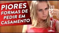 Piores maneiras de pedir alguém em casamento