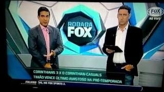 PVC desmaia no programa da Fox Sports