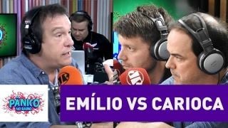 Emílio Surita e Carioca discutem política