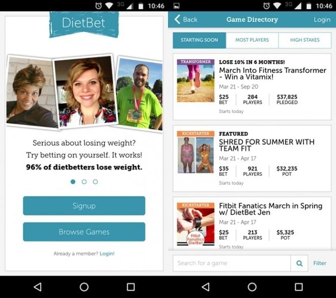 aplicativo dietbet paga para fazer exercício