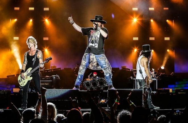 Guns n rose Rock In Rio no dia 23 de setembro