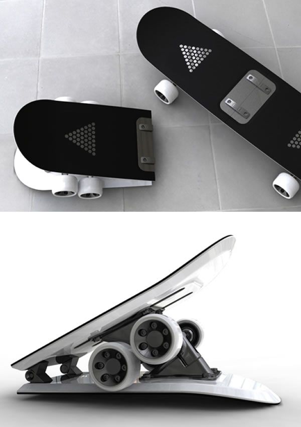 Skate dobrável fácil de carregar
