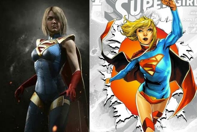 Personagens "Injustice 2" Super girl