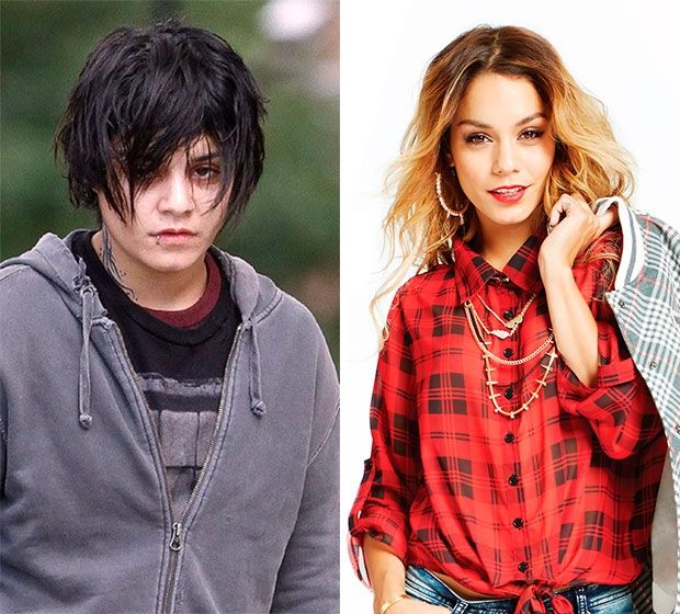 Famosos que viveram personagens feios Vanessa Hudgens