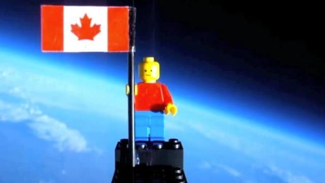 Coisas estranhas que foram ao espaço Lego Canadá