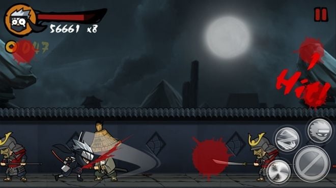 Jogos de ninja para celulares Ninja Revenge