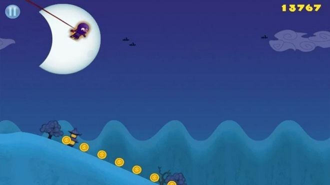 Jogos de ninja para celulares Moon Chaser