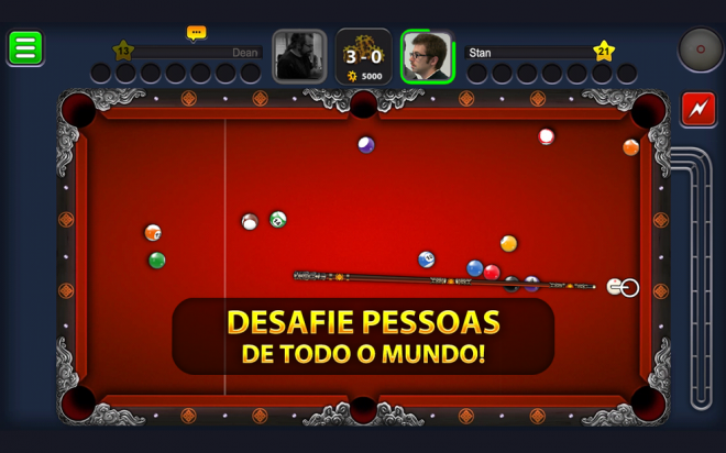 Jogos de sinuca gratuitos para smartphones 8 ball pool