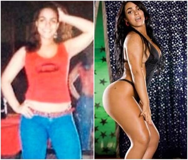 Antes e depois da funkeira Mulher Melância