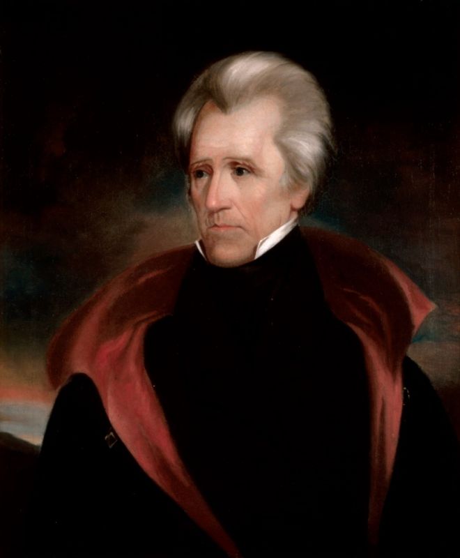 Festas insanas ao longo da história Andrew Jackson